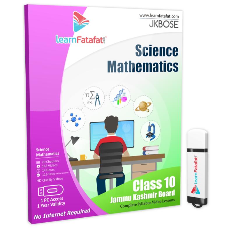 jkbose science maths pendrive jkbose class 10 science maths pendrive