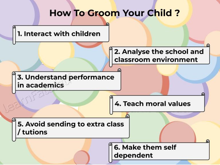 7 Ways How To Groom Your Child For School LearnFatafat